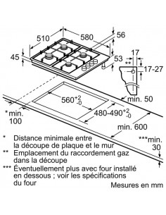 Bosch POP6B6B10 plaque Noir... 2