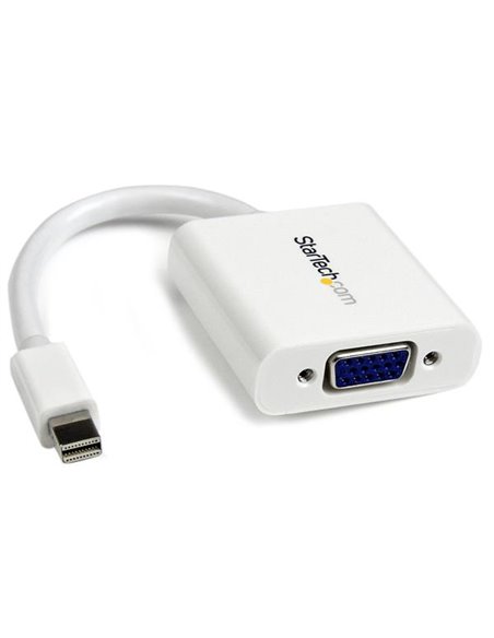 StarTech.com Adaptateur / Convertisseur vidéo Mini DisplayPort vers VGA - M/F - 1920x1200 - Blanc