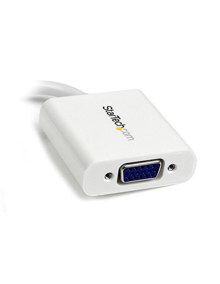 StarTech.com Adaptateur / Convertisseur vidéo Mini DisplayPort vers VGA - M/F - 1920x1200 - Blanc