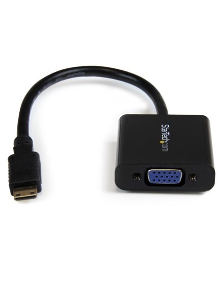 StarTech.com Adaptateur convertisseur Mini HDMI vers VGA pour caméra numérique à images fixes ou vidéo - 1920 x 1080