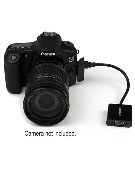 StarTech.com Adaptateur convertisseur Mini HDMI vers VGA pour caméra numérique à images fixes ou vidéo - 1920 x 1080
