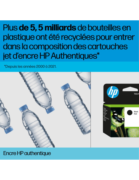 HP 62 cartouche d'encre trois couleurs authentique