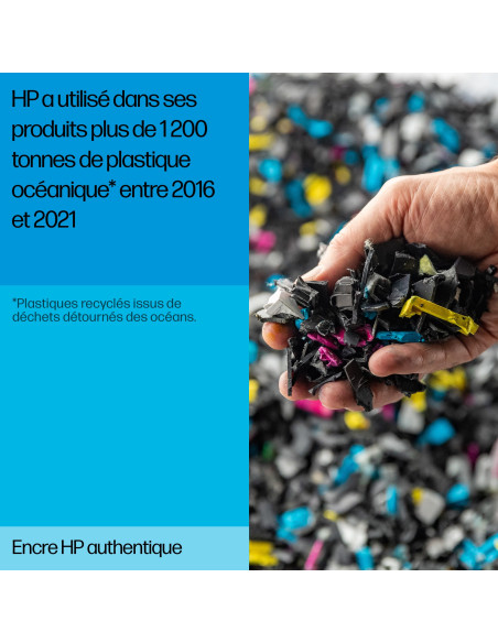 HP 62 cartouche d'encre trois couleurs authentique