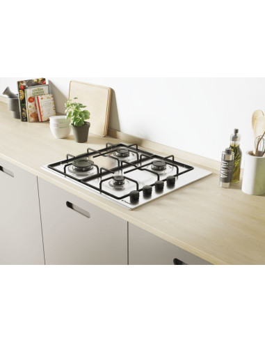 Candy Elite CFX 64 Acier inoxydable Intégré (placement) 59.5 cm Gaz 4