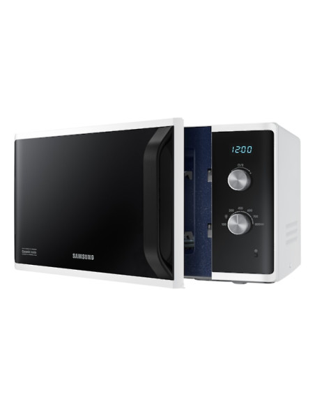 Samsung MS23K3614AW Comptoir Micro-onde simple 23 L 800 W Noir, Blanc