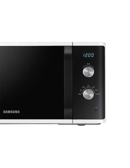 Samsung MS23K3614AW Comptoir Micro-onde simple 23 L 800 W Noir, Blanc
