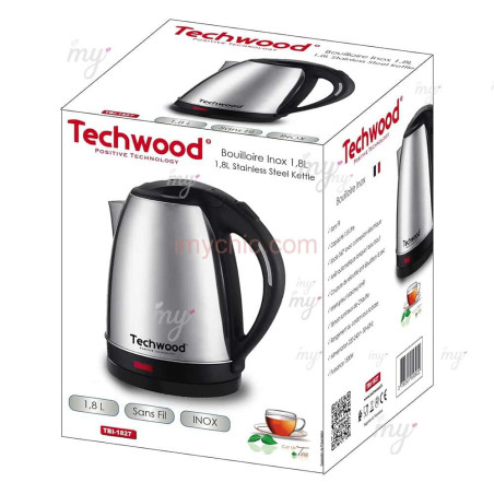 BOUILLOIRE S FIL 1 8L INOX