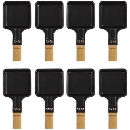 RACLETTE 8PERS 8POELONS 1200W BOIS