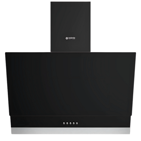 HOTTE INCLINEE VERRE NOIRE 60CM