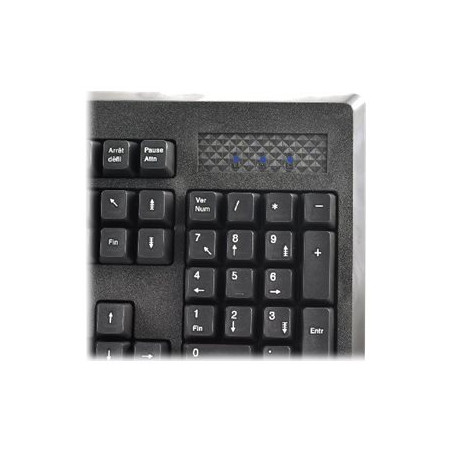CLAVIER USB FILAIRE AZERTY TOUCHES SILENCIEUSES -