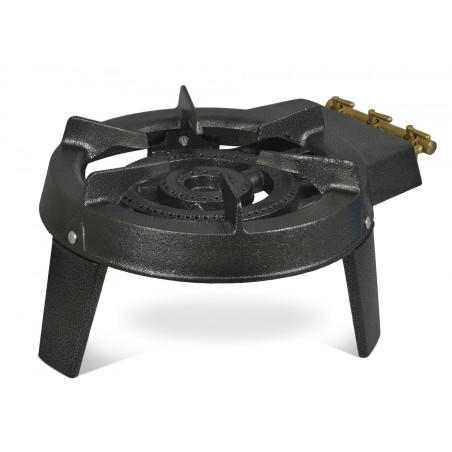 TREPIED GAZ 1 FEUX 3 ROBINETS 3 PIEDS