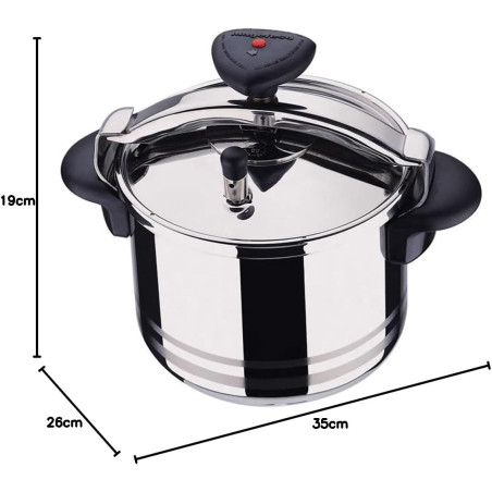 COCOTTE MINUTE 4L INOX 18 10