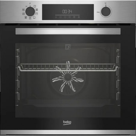 FOUR MULTIFONCTION PYROLYSE 72 9PRG CHAL BRASS A INOX