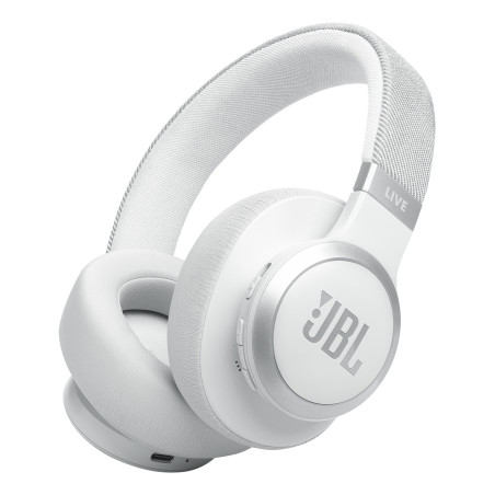 JBL Live 770NC Casque Sans fil Arceau Appels/Musique Bluetooth Blanc