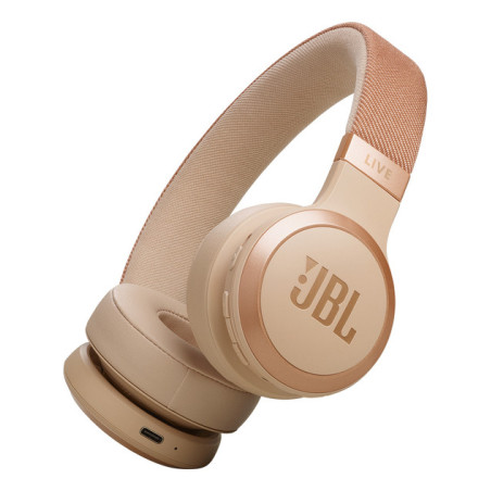 JBL Live 670NC Casque Sans fil Arceau Appels/Musique Bluetooth Sable