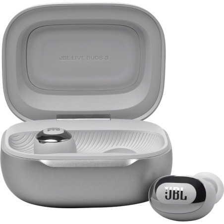 JBL Live Buds 3 Casque Sans fil Ecouteurs Appels/Musique/Sport/Au quotidien Bluetooth Argent