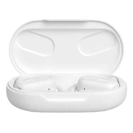 JBL Soundgear Sense Casque True Wireless Stereo (TWS) Crochets auriculaires Appels/Musique USB Type-C Bluetooth Blanc