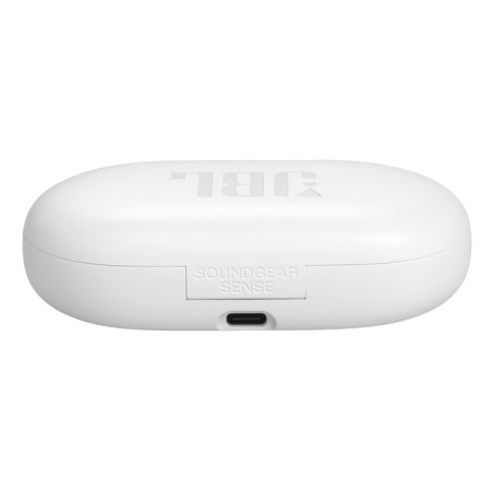 JBL Soundgear Sense Casque True Wireless Stereo (TWS) Crochets auriculaires Appels/Musique USB Type-C Bluetooth Blanc