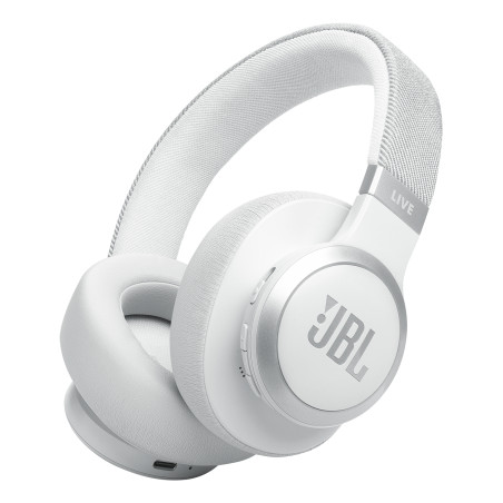 JBL Live 770NC Casque Sans fil Arceau Appels/Musique Bluetooth Blanc