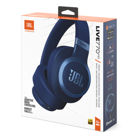 JBL Live 770NC Casque Sans fil Arceau Appels/Musique Bluetooth Bleu