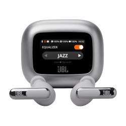 JBL Live Beam 3 Casque Sans fil Ecouteurs Appels/Musique/Sport/Au quotidien Bluetooth Argent