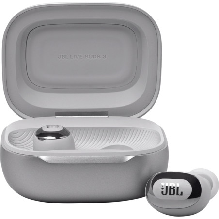 JBL Live Buds 3 Casque Sans fil Ecouteurs Appels/Musique/Sport/Au quotidien Bluetooth Argent