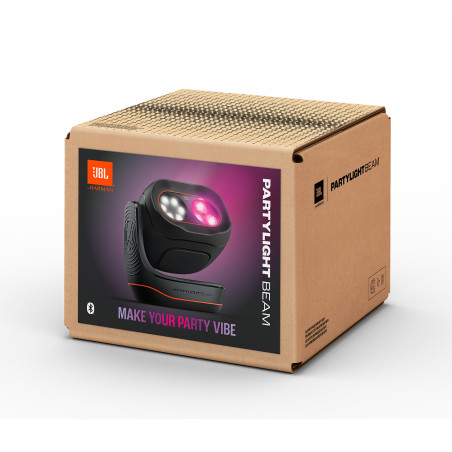 JBL PartyLight Beam Adapté à une utilisation à l'intérieur Noir