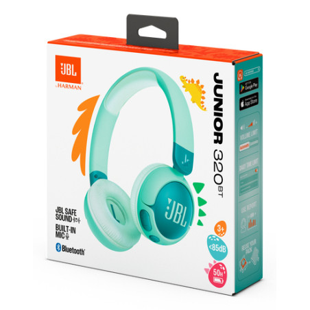 JBL Junior 320BT Casque Sans fil Arceau Appels/Musique USB Type-C Bluetooth Vert