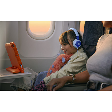 JBL Junior 320 Casque Avec fil Arceau Appels/Musique Bleu