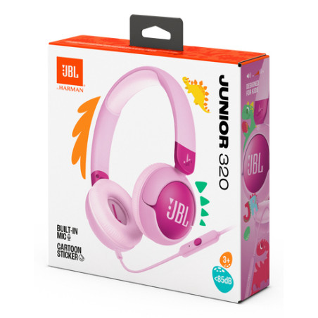 JBL Junior 320 Casque Avec fil Arceau Appels/Musique Violet