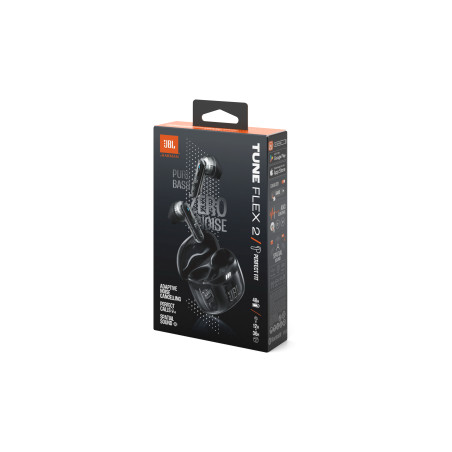 JBL Tune Flex 2 Ghost Edition Casque True Wireless Stereo (TWS) Ecouteurs Appels/Musique Bluetooth Noir