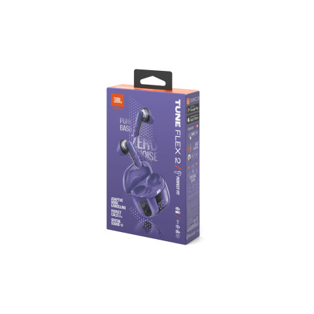 JBL Tune Flex 2 Ghost Edition Casque True Wireless Stereo (TWS) Ecouteurs Appels/Musique Bluetooth Violet
