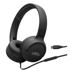 JBL Tune 520C USB-C Casques Avec fil Arceau Appels/Musique USB Type-C Noir