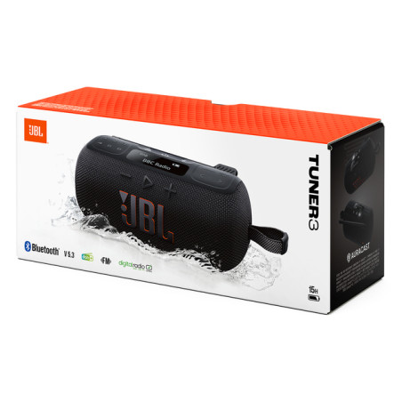 JBL TUNER 3 Portable Analogique et numérique Noir