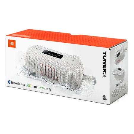 JBL TUNER 3 Portable Analogique et numérique Blanc