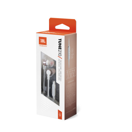 JBL Tune 210 Casque Avec fil Ecouteurs Musique Rose doré