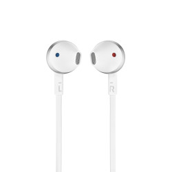 JBL Tune 205 Casque Avec fil Ecouteurs Appels/Musique Chrome, Blanc 2