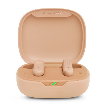 JBL Wave Flex Casque True Wireless Stereo (TWS) Ecouteurs Appels/Musique/Sport/Au quotidien Bluetooth Beige
