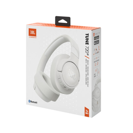 JBL Tune 720BT Casque Sans fil Arceau Appels/Musique Bluetooth Blanc