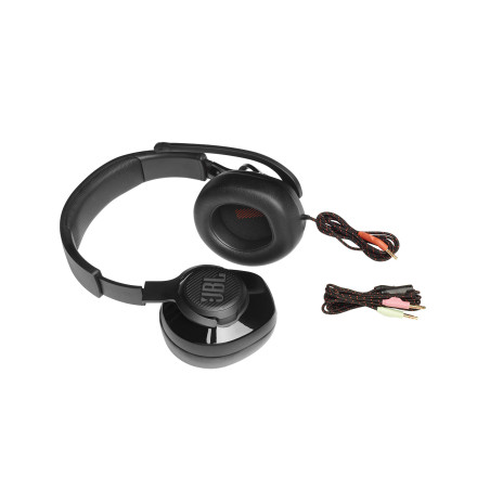JBL Quantum 200 Casques Avec fil Arceau Gaming Noir
