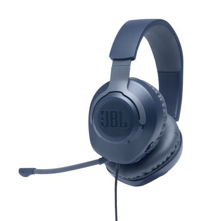 JBL Quantum 100 Casques Avec fil Arceau Gaming Bleu