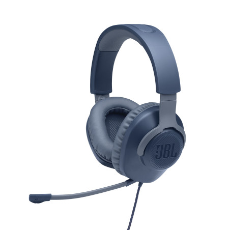 JBL Quantum 100 Casques Avec fil Arceau Gaming Bleu