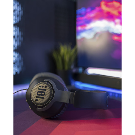 JBL Quantum 100 Casques Avec fil Arceau Gaming Bleu