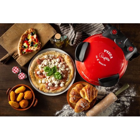 Ariete 0909/10 Machine et four à pizzas 1 pizza(s) 1200 W Rouge