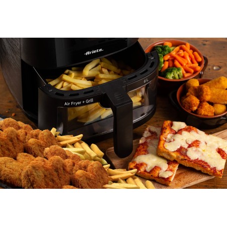Ariete 4626/00 Unique 6 L Autonome 1300 W Friteuse d’air chaud Noir