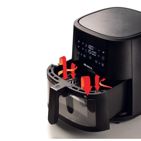 Ariete 4630/00 Unique 9 L Autonome 1500 W Friteuse d’air chaud Noir