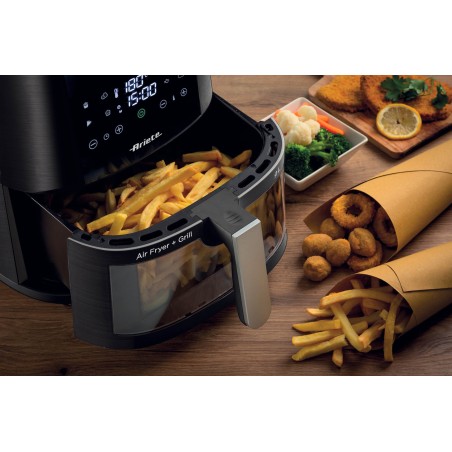 Ariete 4630/00 Unique 9 L Autonome 1500 W Friteuse d’air chaud Noir
