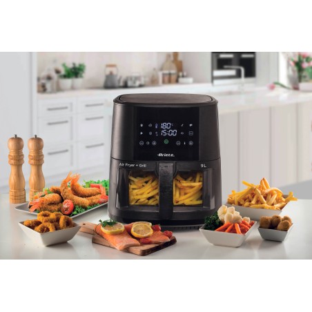 Ariete 4630/00 Unique 9 L Autonome 1500 W Friteuse d’air chaud Noir