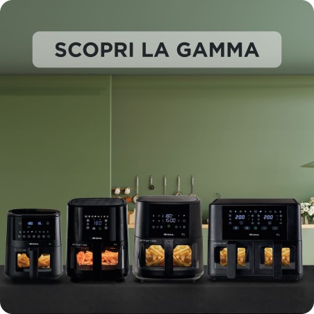 Ariete 4630/00 Unique 9 L Autonome 1500 W Friteuse d’air chaud Noir