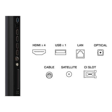 TCL C6K 65C6K TV 165,1 cm (65") 4K Ultra HD Smart TV Wifi Métallique